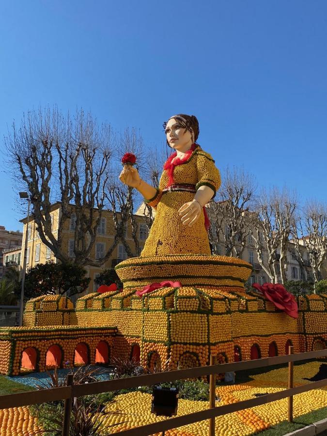 Queen Riviera : Climatisation, Parking, Terrasse Menton Kültér fotó