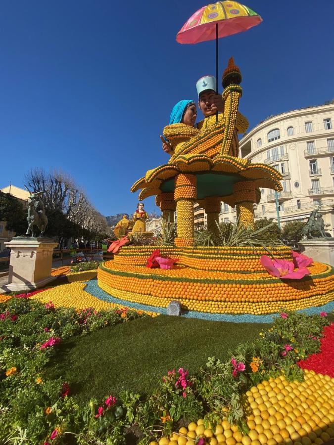 Queen Riviera : Climatisation, Parking, Terrasse Menton Kültér fotó
